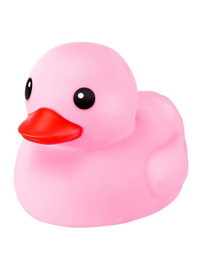 Honoson 6.89 Inch Giant Rubber Duck Big Rubber Duck Large Duckling Bath Toy with Squeaky Sound for Summer Baby Shower Birthday Party Favor Gift(Pink) - Image 1