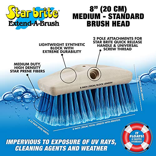 Star brite Medium Wash Brush (Blue), 8-Inch - Image 4