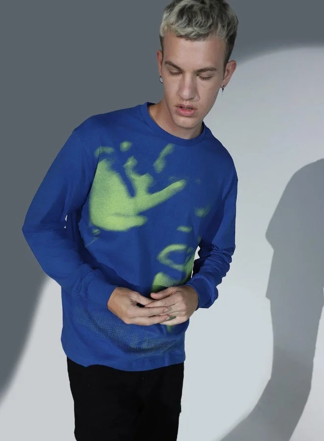 Hubberholme Men Blue T-Shirts - Classic Casual Wear for Men