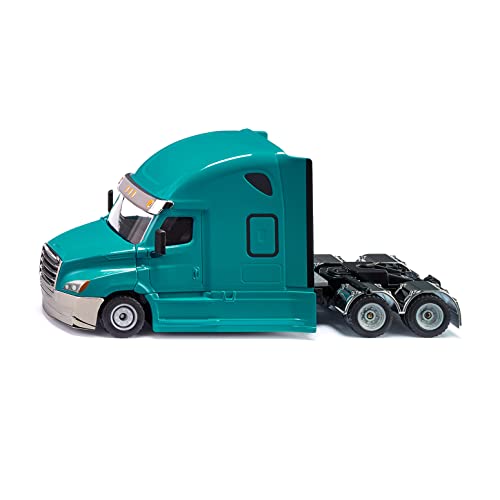 Siku 2717 Freightliner Cascadia Toy Tractor 150 PlasticMetal Blue Opening Bonnet Coupling for Combining Super Trailers in 150 - Image 1