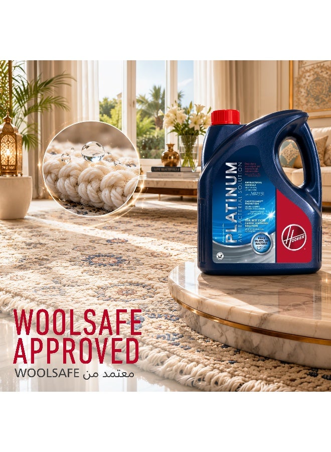 HOOVER Platinum Antibacterial Carpet Cleaning Solution 4L AntiBac4L blue - Image 5