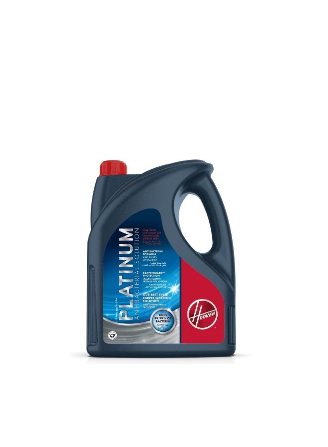 HOOVER Platinum Antibacterial Carpet Cleaning Solution 4L AntiBac4L blue - Image 1