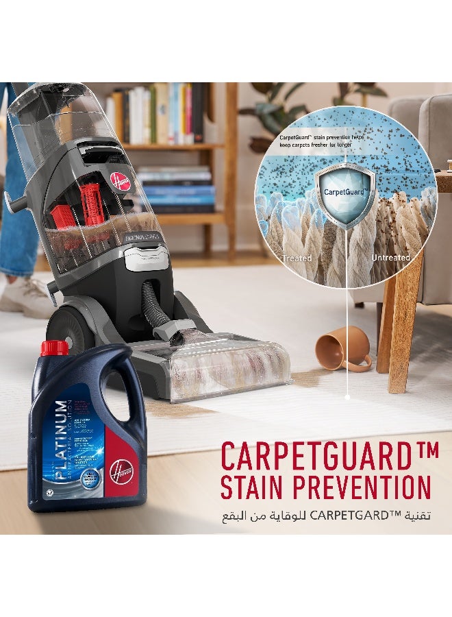 HOOVER Platinum Antibacterial Carpet Cleaning Solution 4L AntiBac4L blue - Image 4