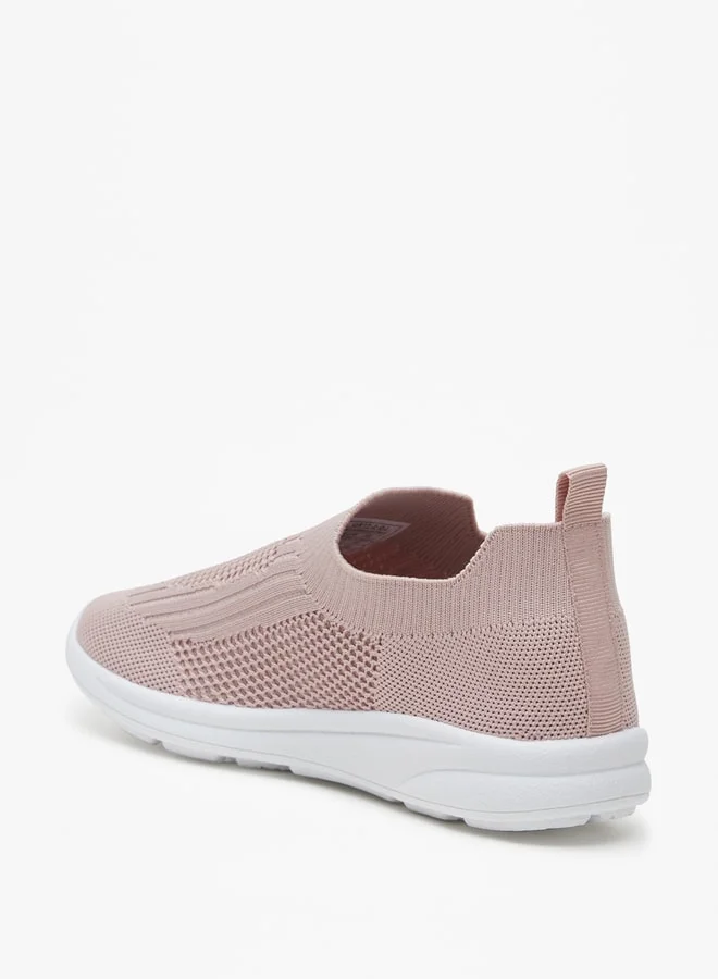 Oaklan by Shoexpress Girls Textured Slip-On Walking Shoes