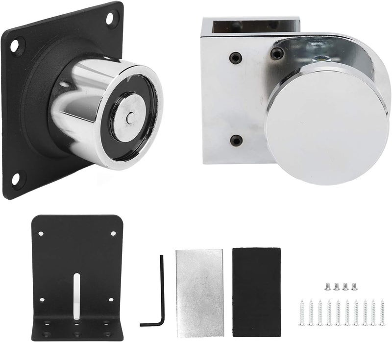 klarako Door Stopper Electromagnetic Door Stop Holder 12V/24V 60KG Suction for Fire Frameless Glass Doors - Image 1