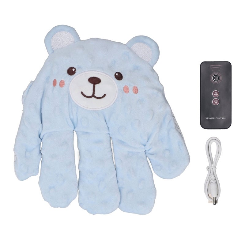Baby Soothing Palm Blue: Gentle Patting Motion - Calming Sleep Music Automatic Mode Portable Baby Soother for Crib, Car, Travel And Infants - Image 1