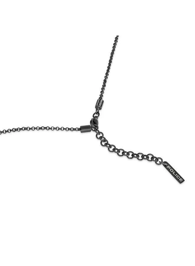 POLICE Web Slinger 2.0 Grey with Spiderman Pendant Necklace for Men