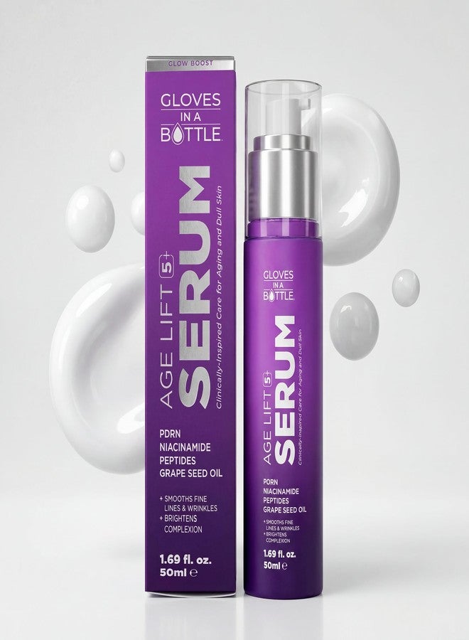 جلوفز إن أ بوتل سيروم Gloves In A Bottle PDRN Age Lift 5+ مع حمض نووي السلمون (PDRN) والنياسيناميد والببتيدات - ينعم الخطوط الدقيقة والتجاعيد، ويفتح لون البشرة، ويرطب البشرة ترطيباً خفيفاً لبشرة أكثر تماسكاً - (1.69 أونصة) - Image 1