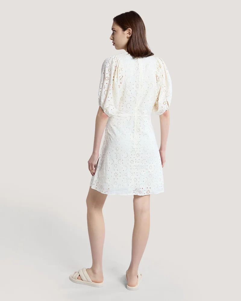 GANT Gant Broderie Anglaise Dress Classic Summer Style