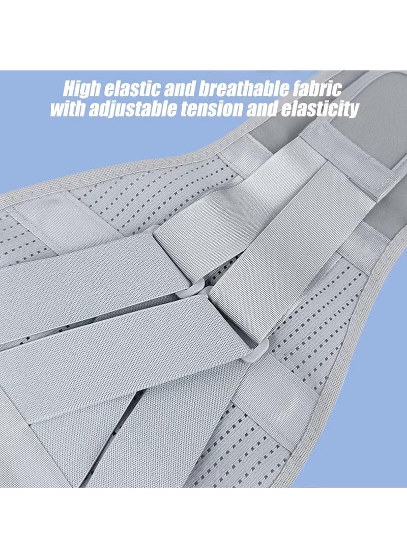 Bukela Lumbar Support Belt Lumbosacral Back Brace,Breathable Back Support Belt, Lower Back Pain Relief Warmer Stretcher for Herniated Disc, Sciatica, Scoliosis(L)  - Image 5