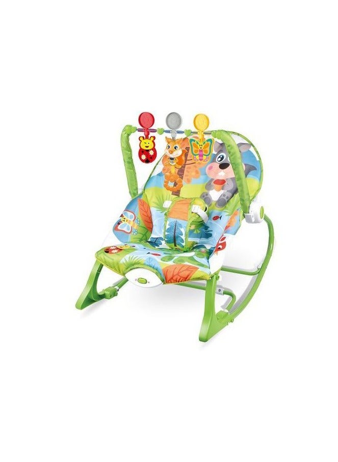 Factory Price 2 in 1 Baby Bouncer and Rocker , Soft Seat with Hanging toys for 0 months to 2 years kids - Image 1