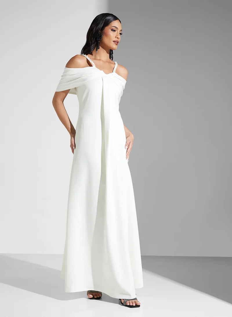 Namshi x Off-Shoulder A-Line Dress