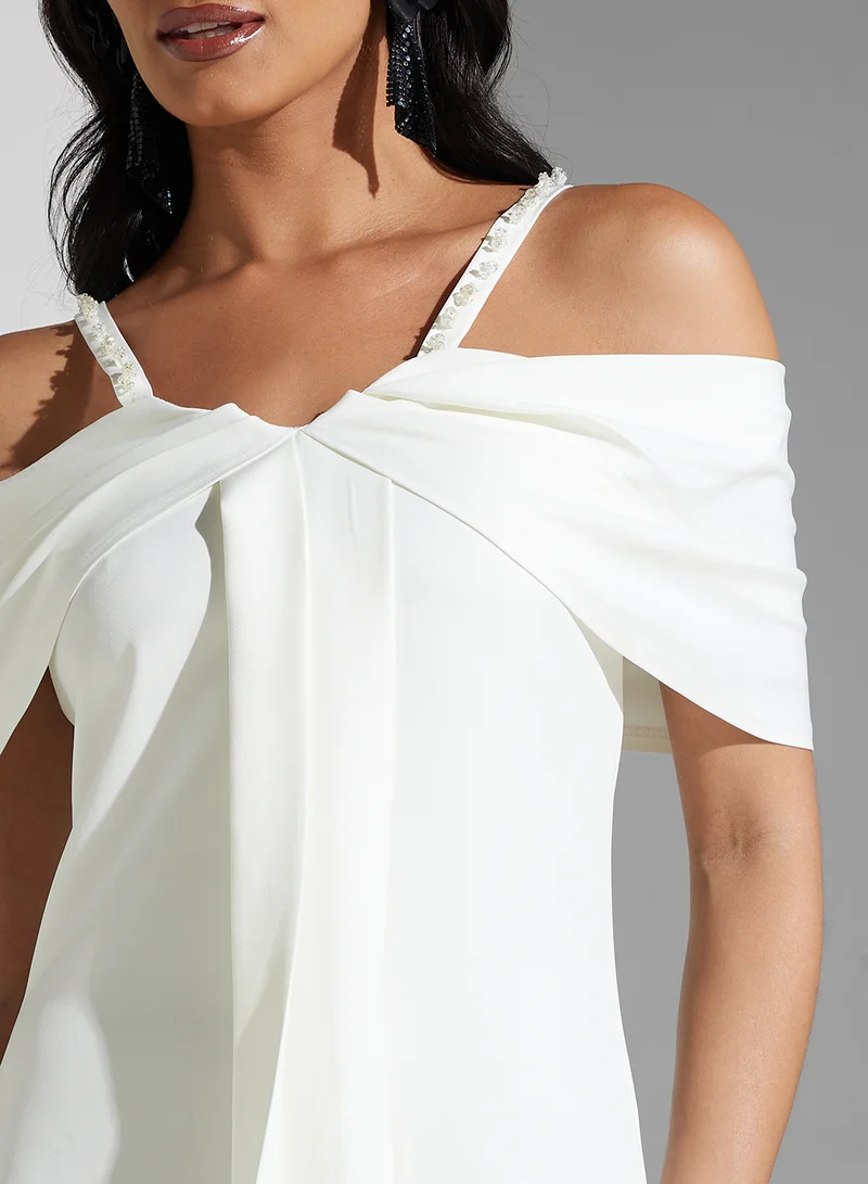 Namshi x Off-Shoulder A-Line Dress
