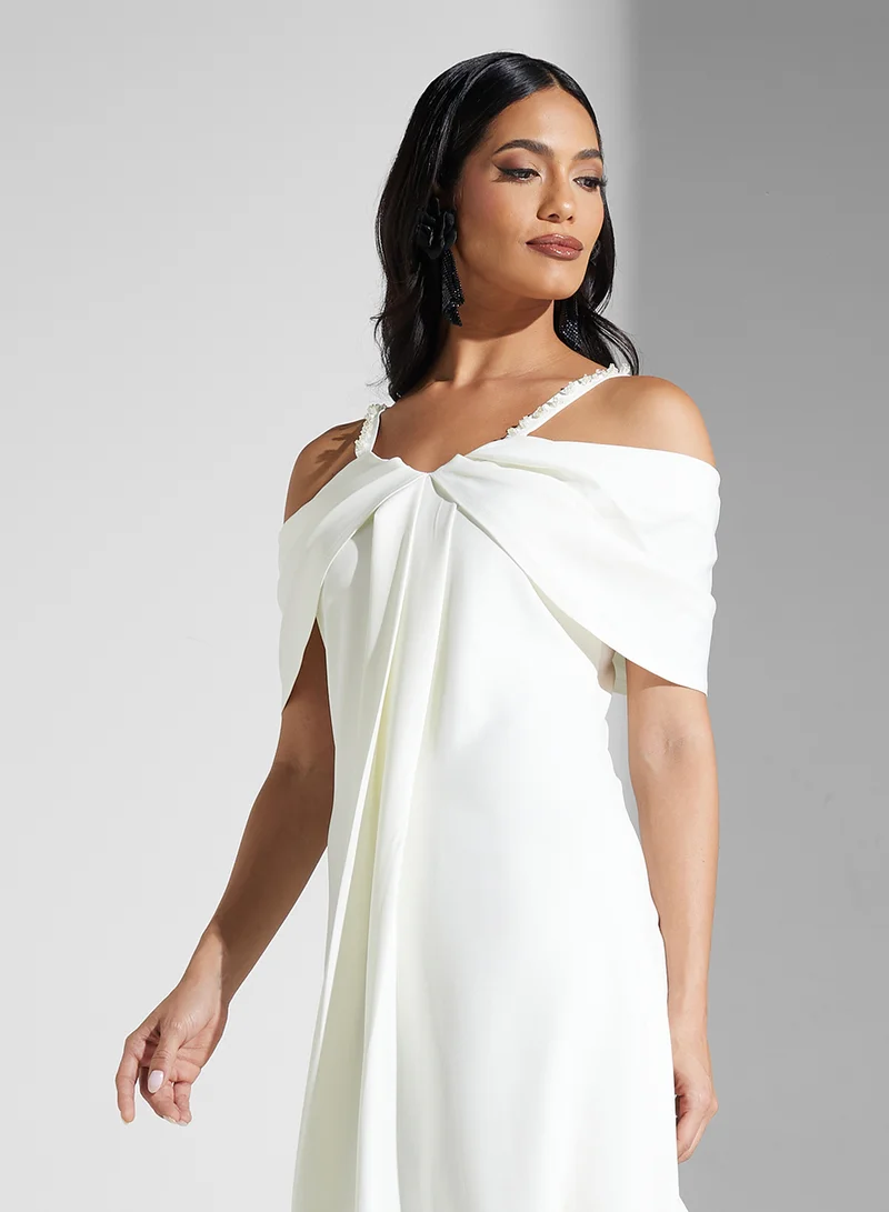 Namshi x Off-Shoulder A-Line Dress