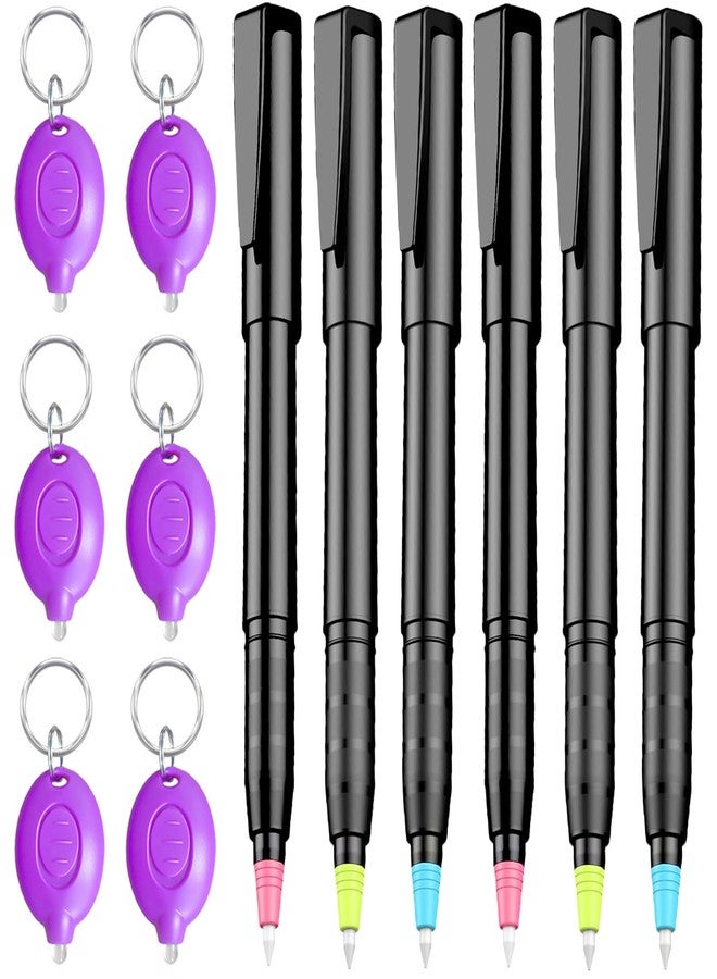 klumuke Invisible Ink Pens with UV Light, Magic Spy Pens (6PCS) - Image 1