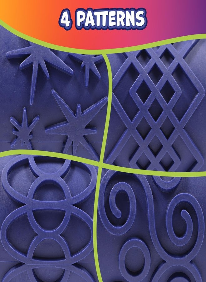READY 2 LEARN Paint & Dough Explorers - 4 Patterns - Playdough Accessories - Textured Rollers for Play Dough - Paint Stamps for Kids - Clay Tools for Kids - Image 4