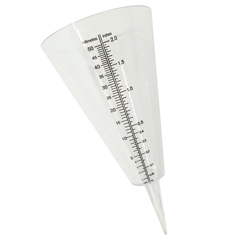 Cone Shaped Rain Gauge with Scale Outdoor Ground Insertion Water Measurement Tool - Image 2