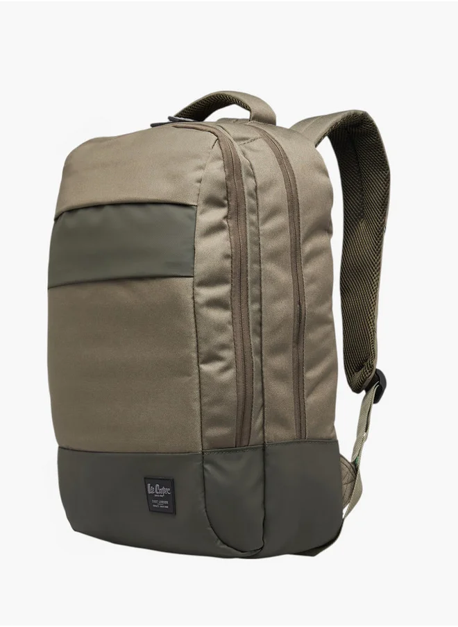 لي كوبر Boys Solid School Backpack with Adjustable Shoulder Straps and Zip Closure - 17x32x48 cms