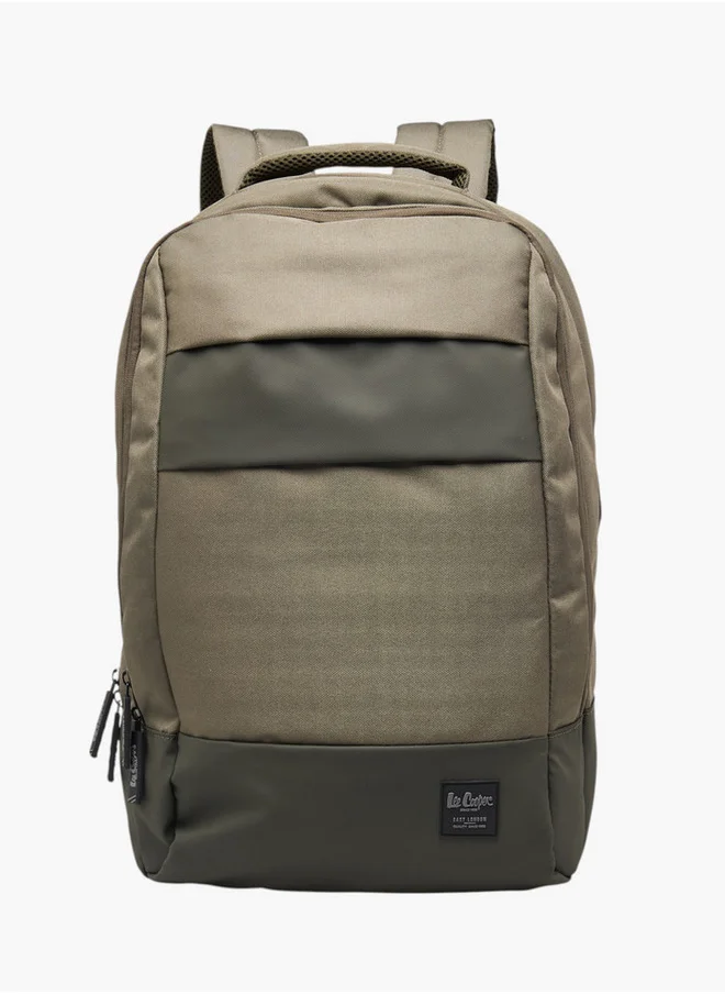لي كوبر Boys Solid School Backpack with Adjustable Shoulder Straps and Zip Closure - 17x32x48 cms
