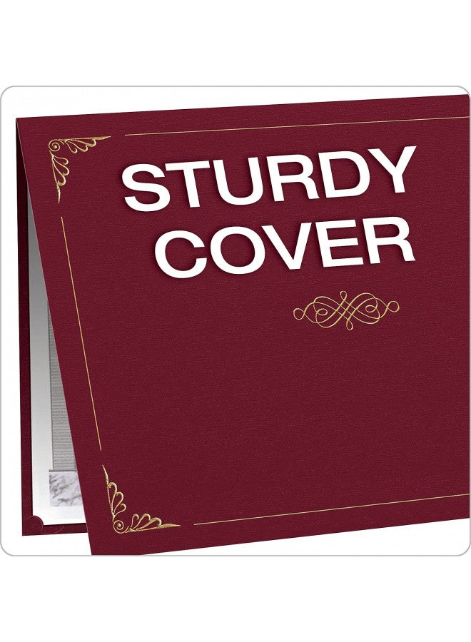 Oxford Oxford Certificate Holders, Burgundy, Letter Size, 5 Per Pack (29900585BGD) - Image 2