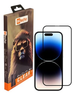 Mi techo Mi techo Apple iPhone 15 Pro Full Coverage Clear Tempered Glass Screen Protector  - Image 1