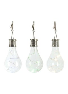 Y&D 3-Piece Waterproof Solar Rotatable LED Bulb clear 15x7.5x15centimeter  - Image 1