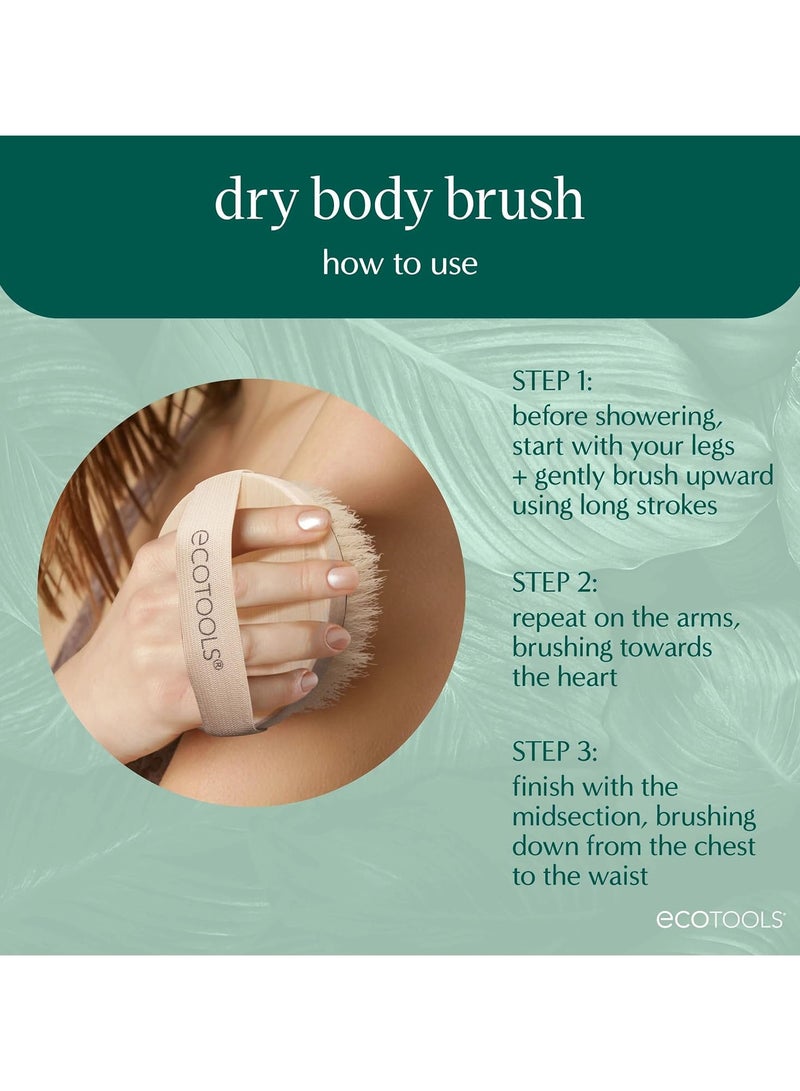 Ecotools Dry Body Brush for Smooth Skin 1 Count - Image 3