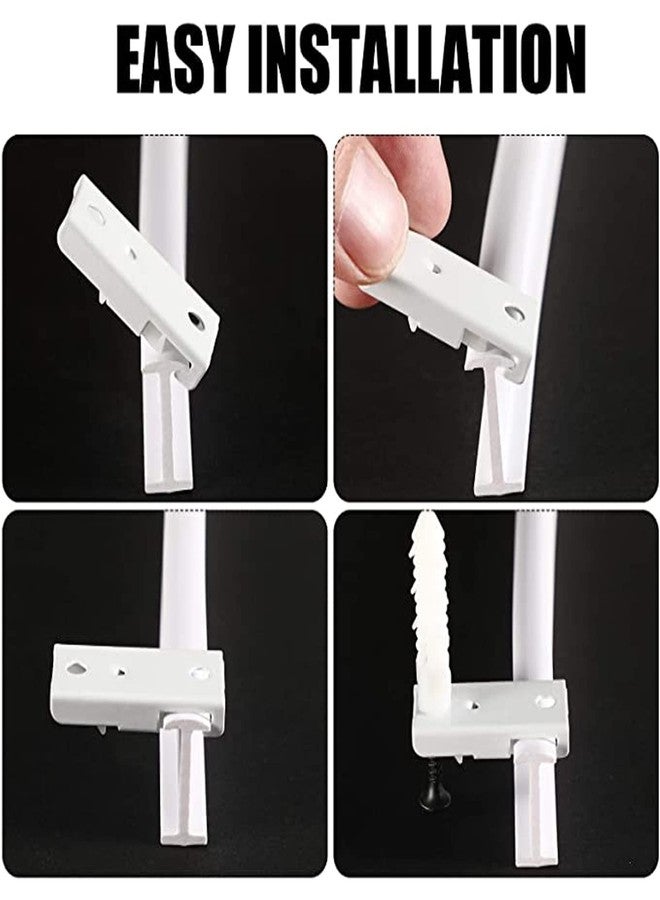 Manwetye 5 Meters (16.4FT) Flexible Bendable Ceiling Curtain Track,room divider, window treatment or bay, shower track, trailer motorhome Curtain Track, Room Divider, Ceiling Track for Curtains - Image 3