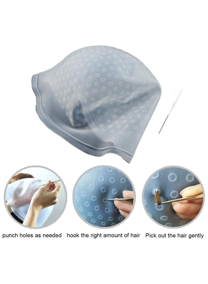 Renewable and washable silicone hair dye bonnet - comfortable size for all ages - Image 2