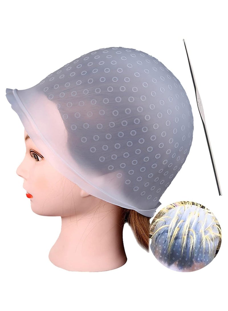 Renewable and washable silicone hair dye bonnet - comfortable size for all ages - Image 4