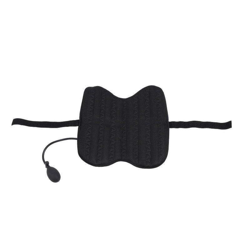 Lumbar Support Pillow with Adjustable Strap and Mesh Fabric for Office Chair and Car Seat - Image 2