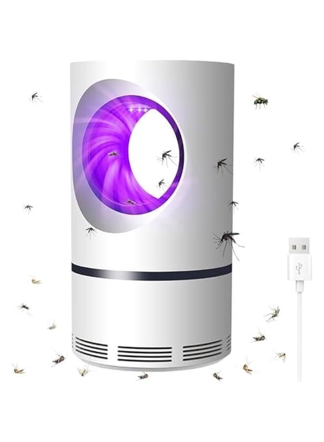 ماركة غير محددة Anti-Mosquito Lamp, UV Electric Fly Killer, USB Electric Mosquito Killer for Outdoor, Indoor, 360° Electric Mosquito Lamp for Bedroom, Home, Kitchen, Terrace, Garden  - Image 1