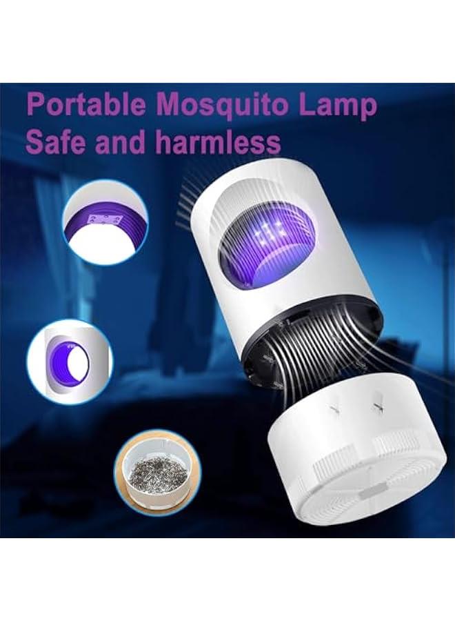 ماركة غير محددة Anti-Mosquito Lamp, UV Electric Fly Killer, USB Electric Mosquito Killer for Outdoor, Indoor, 360° Electric Mosquito Lamp for Bedroom, Home, Kitchen, Terrace, Garden  - Image 3