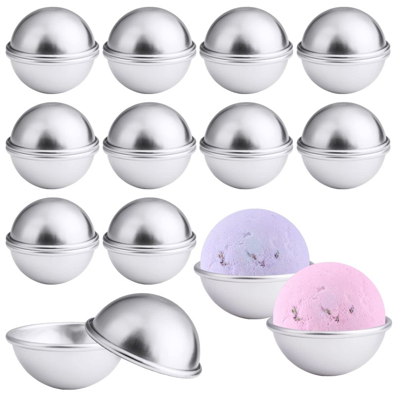 10 Set 20PCS Bath Bomb Mold Kit Soap Mold Aluminum MetalBath Bombs Press for DIY Making Supplies