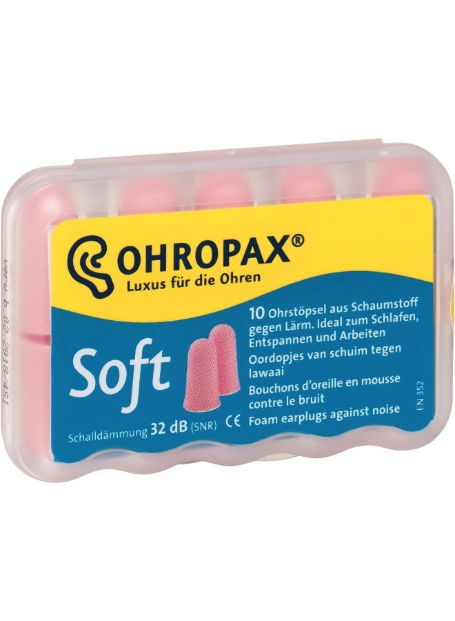 OHROPAX Ohropax Soft Foam Ear Plugs (10 Ear Plugs) - Image 2
