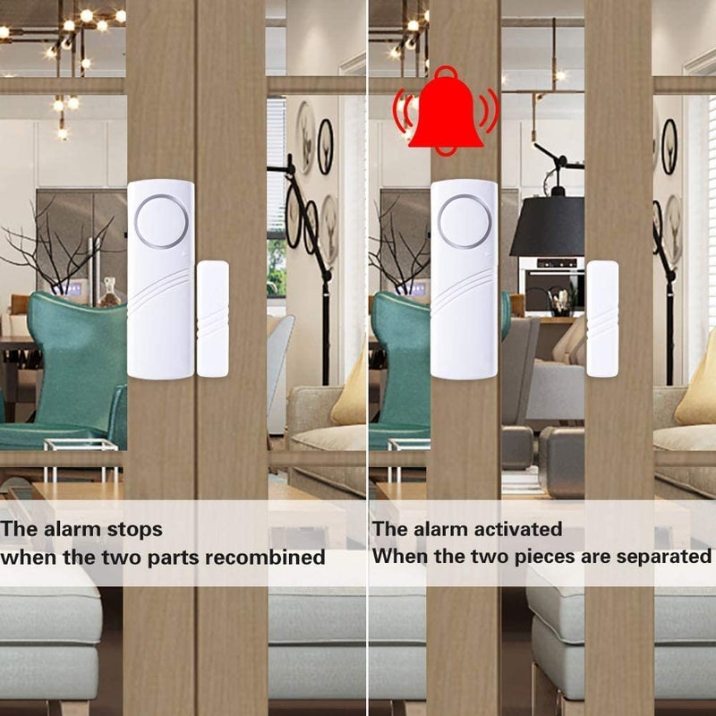 Audavibe Audavibe AntiTheft DoorWindow Alarm Magnetic Wireless Sensor Alarm for Home Security System Pool Door Alarm for Kids Safety Toddler Door Open Alarm Sensor Siren 1  - Image 4