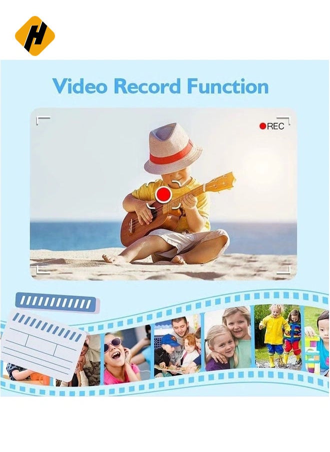 هوها لعبة Kids Toy Digital Camera ، 2021 ترقية 1080p كاميرا مزدوجة 2.0 بوصة شاشة 20 ميجابكسل HD فيديو HD مع [32 جيجابايت بطاقة الذاكرة] هدايا للبنات للأطفال ، أفضل ألعاب هدايا عيد الميلاد  - Image 2