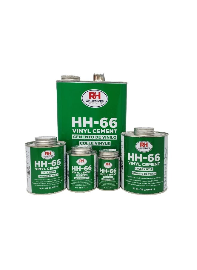 Generic - Hh-66 Pvc Vinyl Cement With Brush 16 Ounce - Image 1