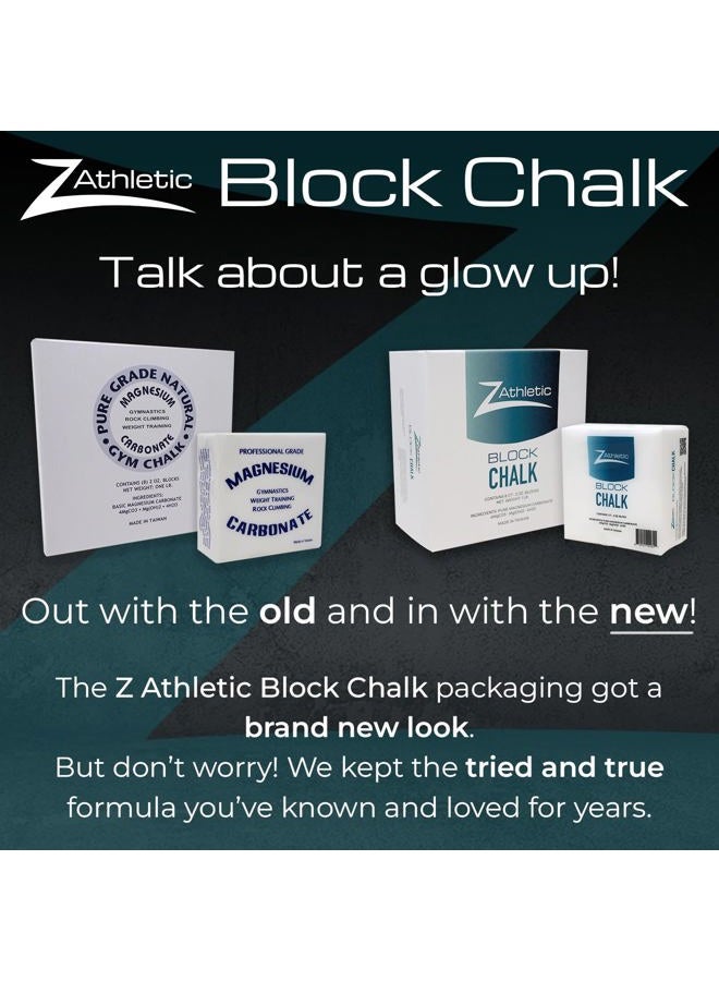 Z-Athletic Z Athletic 8 Blocks of 2oz Chalk Total 1lb for Gymnastics, Weightlifting, Rock Climbing, Crossfit - Image 2