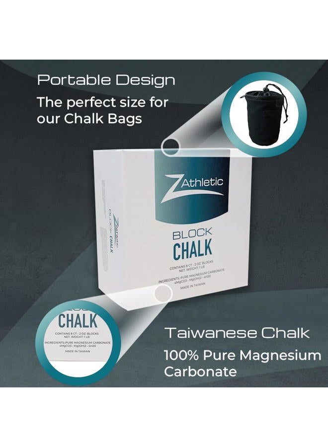 Z-Athletic Z Athletic 8 Blocks of 2oz Chalk Total 1lb for Gymnastics, Weightlifting, Rock Climbing, Crossfit - Image 5