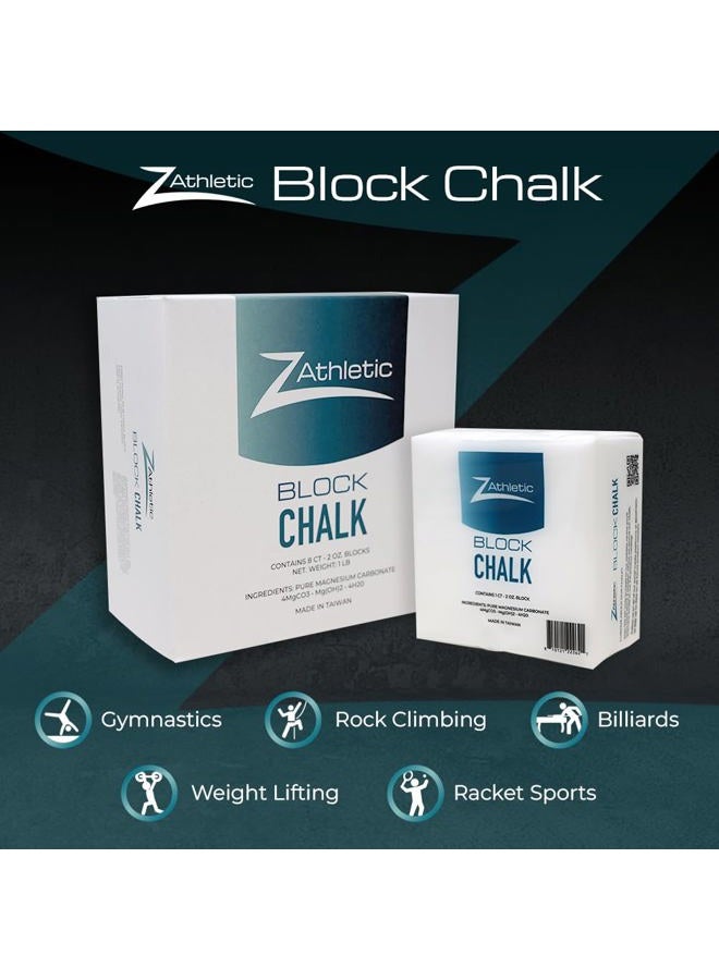 Z-Athletic Z Athletic 8 Blocks of 2oz Chalk Total 1lb for Gymnastics, Weightlifting, Rock Climbing, Crossfit - Image 4
