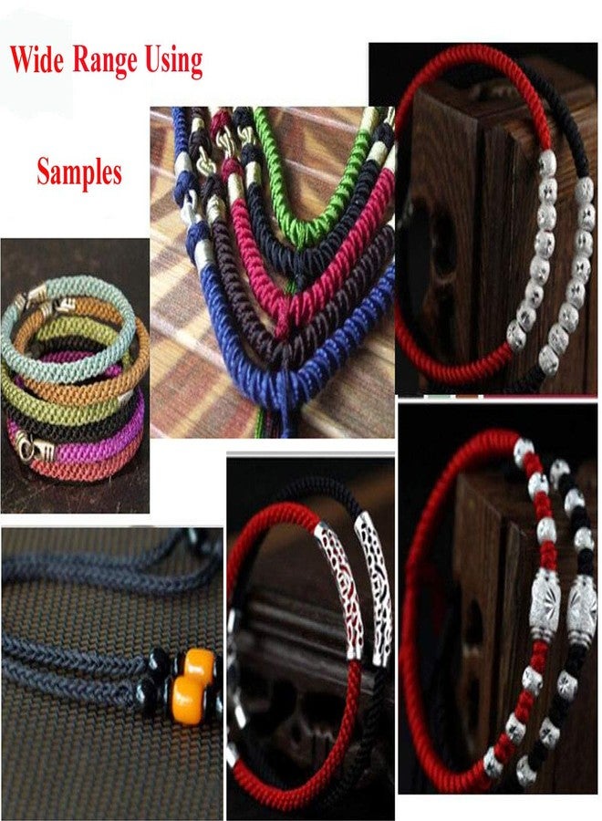 Pamir Tong 1.5mm Nylon Satin Cord for Jewelry Making 300 Yards Satin Rattail Silk Cord-Assortment Friendship Bracelet Cords-Beading Thread String for Lanyard-Bracelet-Necklace-DIY Crafts - Image 4