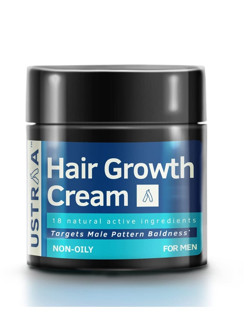 USTRAA Hair Growth Cream with Onion Extract Blackseed Oil Boosts hair growth Prevents hair fall 100g