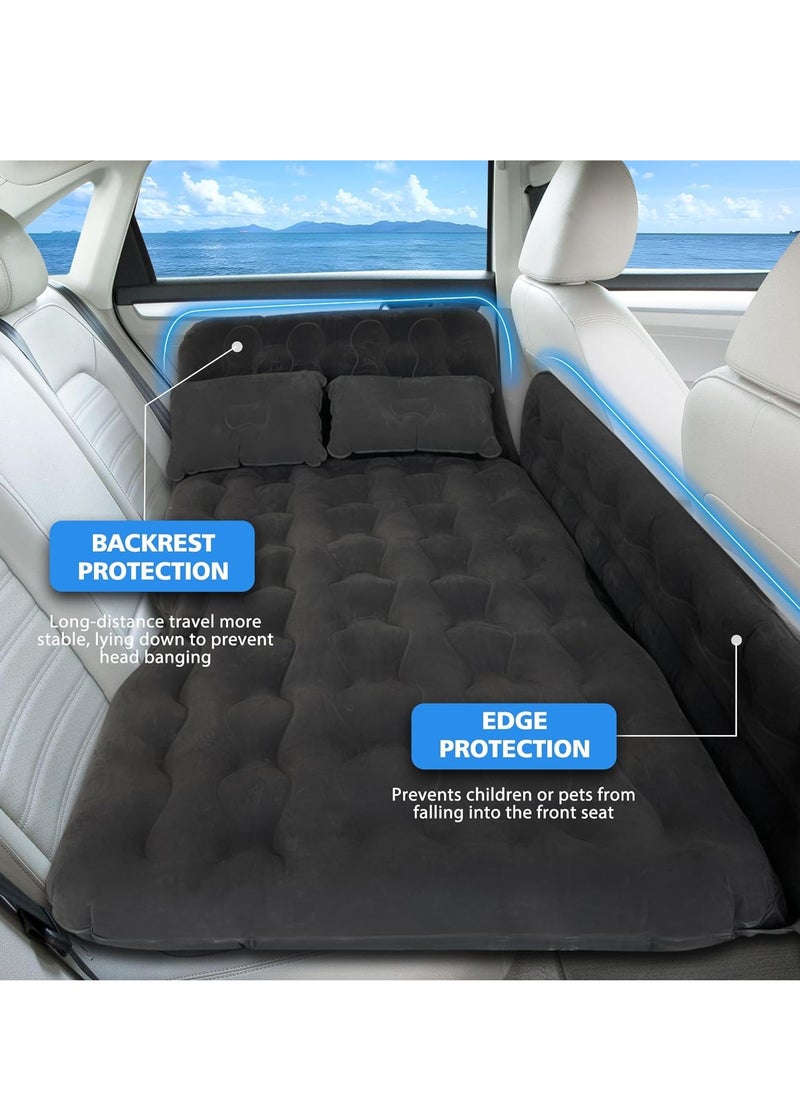 ET-LIFE Inflatable Car Air Mattress - SUV Seat Bed Portable Foldable Car Air Bed for Outdoor Camping Sleeping  - Image 2