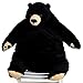 SNOWOLF Djungelskog Bear Giant Simulation Bear Toy Stuffed Animal Plush Doll Huge Cuddly American Wildlife Black Bear for Home Decoration Valentines Birthday Gift 393 in100 cm Black - Image 2