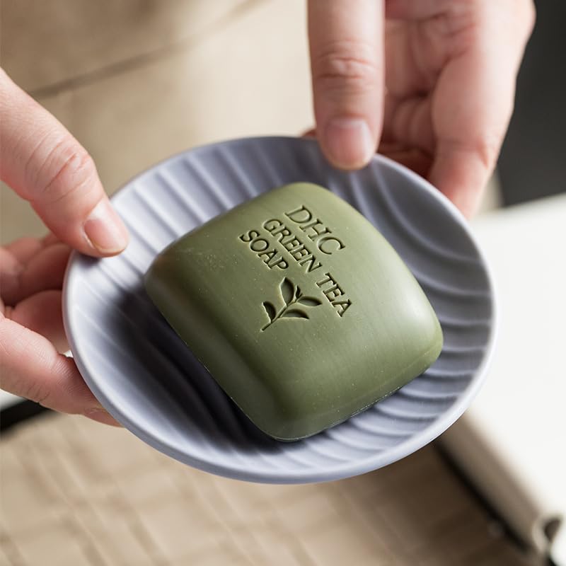 FabSeasons Round Soap Dish Holder- Modern Ceramic Hand Soap Holder, Bar Soap Holder, Soap Tray, Soap Saver for Bathroom, Kitchen Sink, Shower, Countertop, Easy to Clean - Image 4