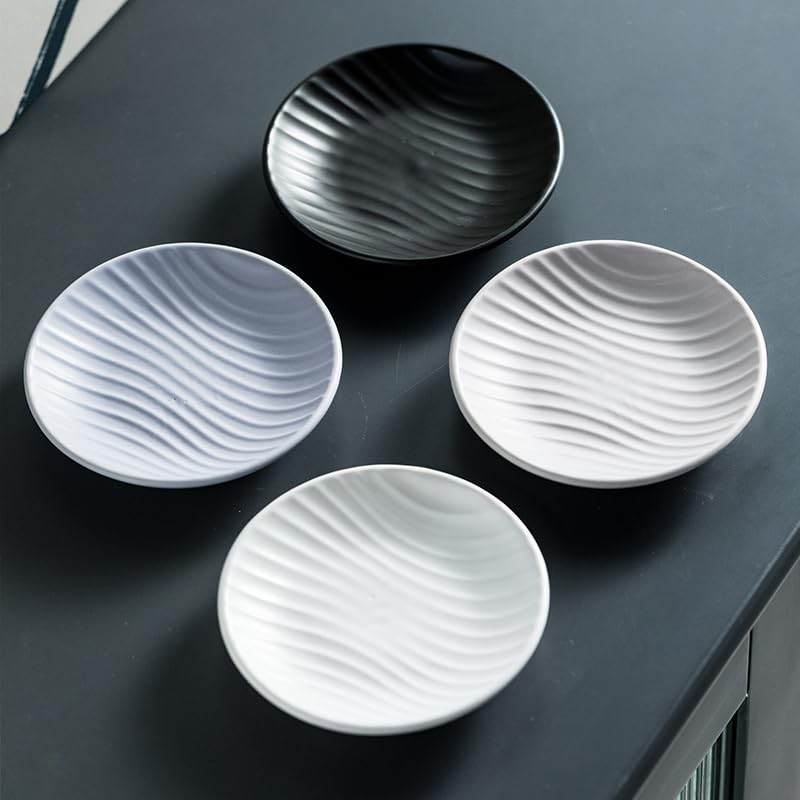 FabSeasons Round Soap Dish Holder- Modern Ceramic Hand Soap Holder, Bar Soap Holder, Soap Tray, Soap Saver for Bathroom, Kitchen Sink, Shower, Countertop, Easy to Clean - Image 5