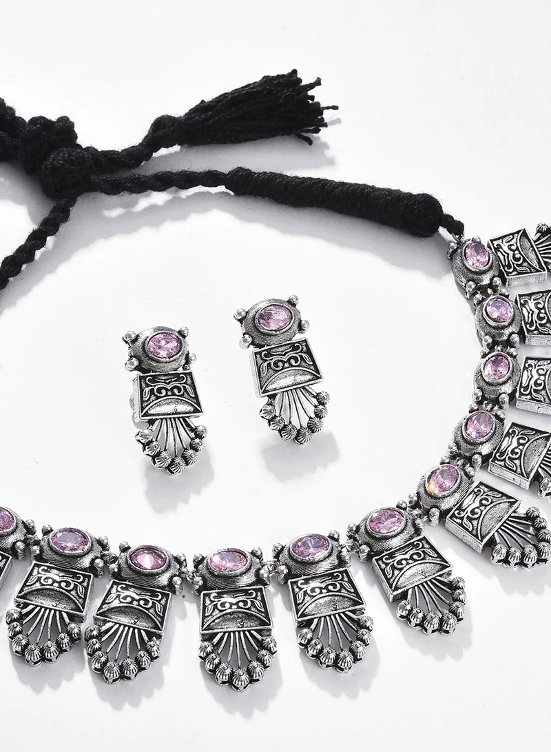 SOHI Contemporary Choker Artificial Necklace Jewellery