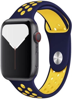 Strap Silicone Sport Band For Apple Watch 41mm / 40mm / 38mm Series 8/7/6/5/4/3/2/1/SE Replacement Strap Wristband Bracelet Compatible with 41 mm / 40 mm / 38 mm
