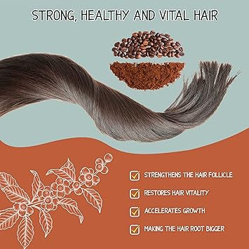 Milva Caffeine Natural Hair Growth Thickening Shampoo for Women and Men 200ml SulfateFree Formula with Caffeine Extract Fights Hair Loss Volumizes Nourishes Thinning Hair - Image 4